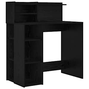 vidaXL Laud Must tamm Tehispuit 90 x 48 x 101,5 cm