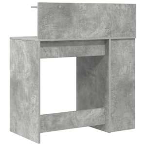 Stůl s policí Betonově šedá 90 x 48 x 101,5 cm kompozitní dřevo - obrázek 7