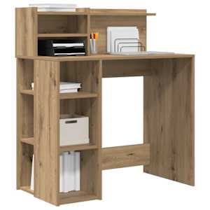 Stůl Artisanový dub 90 x 48 x 101,5 cm kompozitní dřevo - obrázek 3
