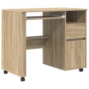 vidaXL Rattalaud Sonoma tamm Tehispuit 91 x 50 x 77 cm