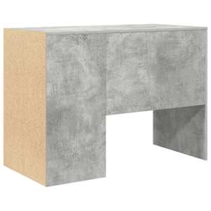 Stůl s policí Betonově šedá 102 x 50 x 75 cm kompozitní dřevo - obrázek 7