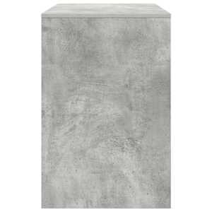 Stůl s policí Betonově šedá 102 x 50 x 75 cm kompozitní dřevo - obrázek 6