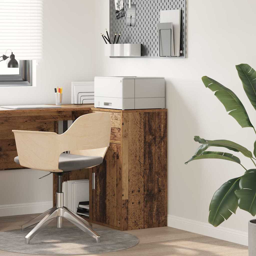 vidaXL Brauner Aufbewahrungsschrank Altholz Holz Mittel Aufbewahrung