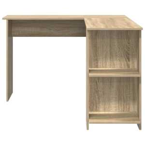 Rohový psací stůl s policí Sonoma dub 140 x 113,5 x 75 cm - obrázek 5