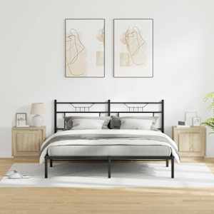 Noční skříňka 2 pcs Sonoma dub 44 x 34,5 x 45 cm - obrázek 4