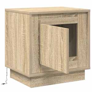 Noční skříňka 2 pcs Sonoma dub 44 x 34,5 x 45 cm - obrázek 7