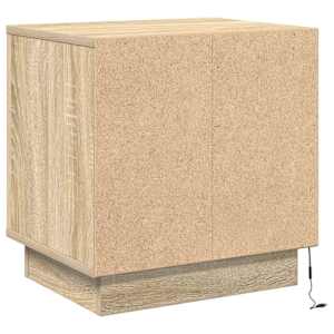 Noční skříňka 2 pcs Sonoma dub 44 x 34,5 x 45 cm - obrázek 10