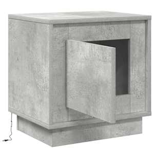 Noční skříňka 2 pcs Betonově šedá 44 x 34,5 x 45 cm - obrázek 7