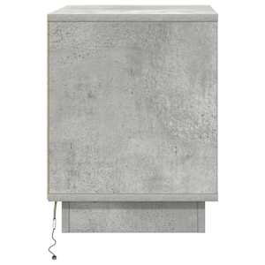 Noční skříňka 2 pcs Betonově šedá 44 x 34,5 x 45 cm - obrázek 9