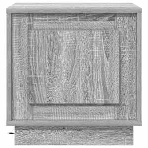 Noční skříňka 2 pcs Šedá 44 x 34,5 x 45 cm kompozitní dřevo - obrázek 8