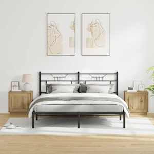 Noční skříňka 2 pcs Artisanový dub 44 x 34,5 x 45 cm - obrázek 4