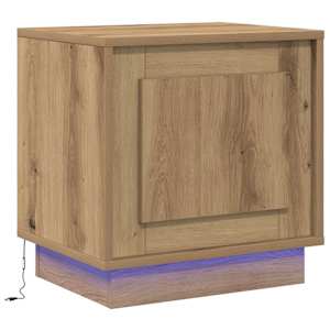 Noční skříňka 2 pcs Artisanový dub 44 x 34,5 x 45 cm - obrázek 6