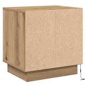 Noční skříňka 2 pcs Artisanový dub 44 x 34,5 x 45 cm - obrázek 10