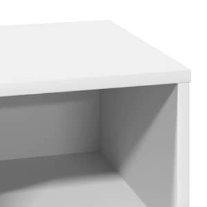 Noční skříňka 2 pcs Bílá 50 x 34,5 x 50 cm. Kompozitní dřevo - obrázek 11