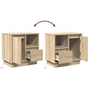 Noční skříňka se zásuvkou 2 pcs Sonoma dub 50 x 34,5 x 50 cm. - obrázek 12