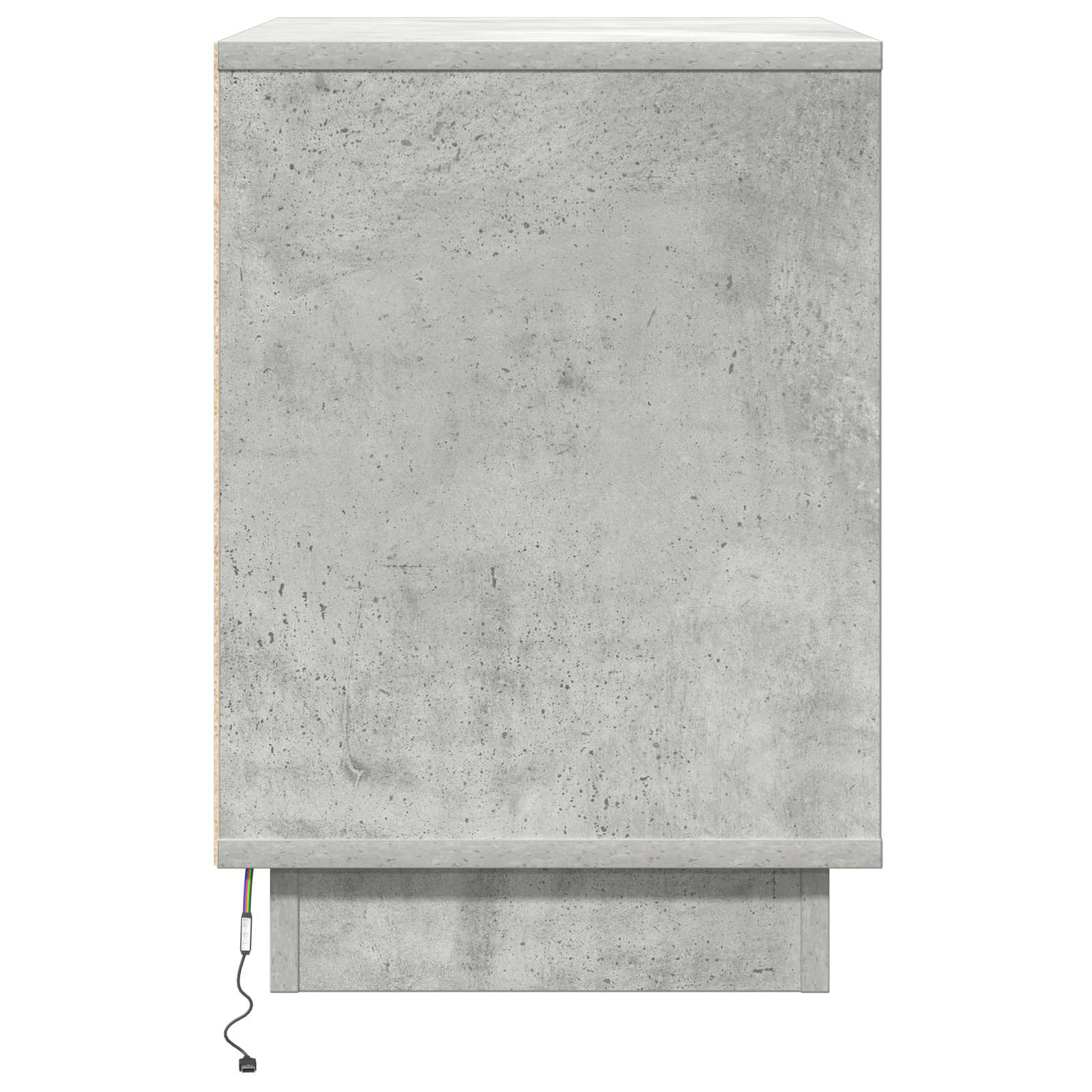 Yöpöytäkaappi Betoninharmaa 50 x 34.5 x 50 cm. Tekninen puu - Image 7