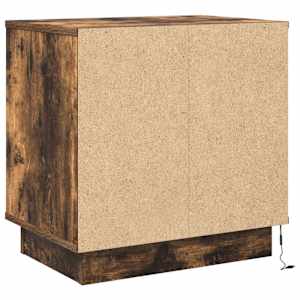 Noční skříňka se zásuvkou 2 pcs Kouřový dub 50 x 34,5 x 50 cm. - obrázek 6
