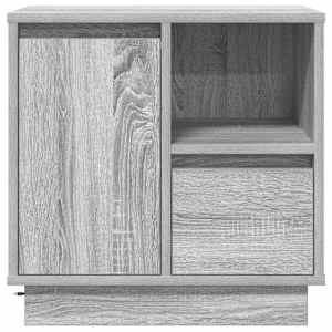 Noční skříňka 2 pcs Šedá 50 x 34,5 x 50 cm. Kompozitní dřevo - obrázek 4
