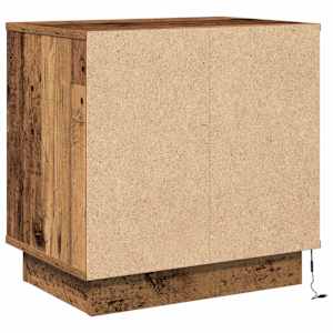 Noční skříňka se zásuvkou 2 pcs Staré dřevo 50 x 34,5 x 50 cm. - obrázek 10