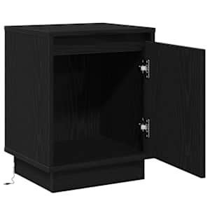 Noční skříňka 2 pcs Černý dub 39 x 34,5 x 50 cm - obrázek 6