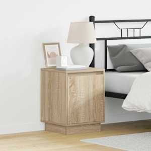 Noční skříňka 2 pcs Sonoma dub 39 x 34,5 x 50 cm - obrázek 1
