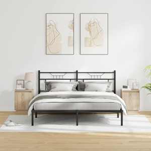 Noční skříňka 2 pcs Sonoma dub 39 x 34,5 x 50 cm - obrázek 4
