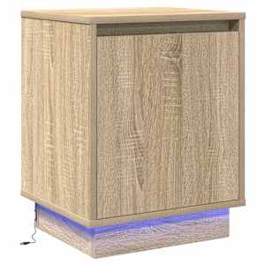 Noční skříňka 2 pcs Sonoma dub 39 x 34,5 x 50 cm - obrázek 7