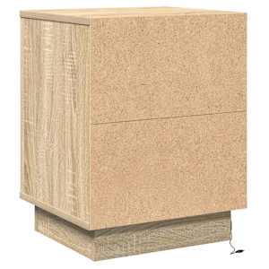 Noční skříňka 2 pcs Sonoma dub 39 x 34,5 x 50 cm - obrázek 10