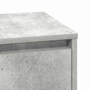 Noční skříňka 2 pcs Betonově šedá 39 x 34,5 x 50 cm - obrázek 11