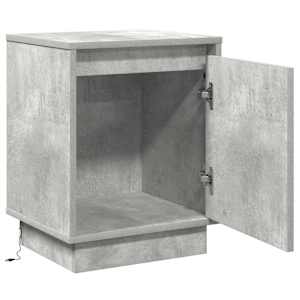 Noční skříňka 2 pcs Betonově šedá 39 x 34,5 x 50 cm - obrázek 6