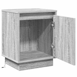 Noční skříňka 2 pcs Šedá 39 x 34,5 x 50 cm Kompozitní dřevo - obrázek 6