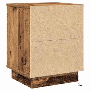 Noční skříňka 2 pcs Staré dřevo 39 x 34,5 x 50 cm - obrázek 10