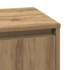 Noční skříňka 2 pcs Artisanový dub 39 x 34,5 x 50 cm - obrázek 11