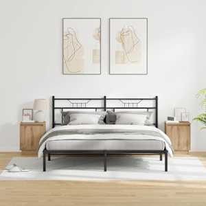 Noční skříňka 2 pcs Artisanový dub 39 x 34,5 x 50 cm - obrázek 4