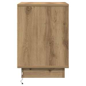 Noční skříňka 2 pcs Artisanový dub 39 x 34,5 x 50 cm - obrázek 9