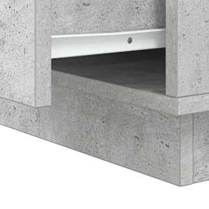 Noční skříňka se zásuvkou 2 pcs Betonově šedá 39 x 34,5 x 50 cm - obrázek 13