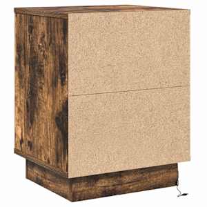 Noční skříňka se zásuvkou 2 pcs Kouřový dub 39 x 34,5 x 50 cm - obrázek 10