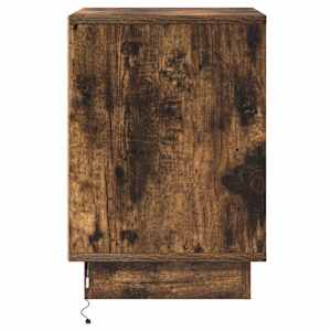 Noční skříňka se zásuvkou 2 pcs Kouřový dub 39 x 34,5 x 50 cm - obrázek 9