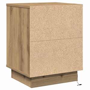 Noční skříňka 2 pcs Artisanový dub 39 x 34,5 x 50 cm - obrázek 10