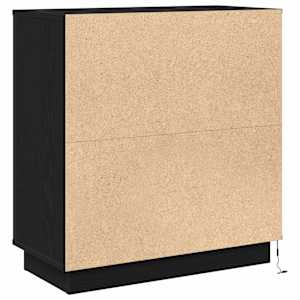 Noční skříňka Černý dub 71 x 34,5 x 75 cm Kompozitní dřevo - obrázek 9