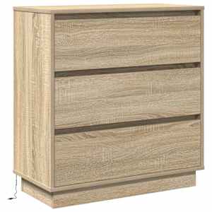 vidaXL &Ouml;&ouml;lambi kapp Sonoma tamm 71 x 34,5 x 75 cm Tehispuit
