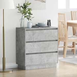 Noční skříňka Betonově šedá 71 x 34,5 x 75 cm Kompozitní dřevo - obrázek 1