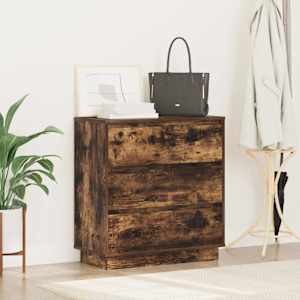 Noční skříňka Kouřový dub 71 x 34,5 x 75 cm Kompozitní dřevo - obrázek 4