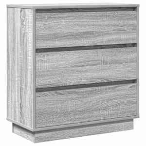 Noční skříňka Šedá 71 x 34,5 x 75 cm Kompozitní dřevo - obrázek 2