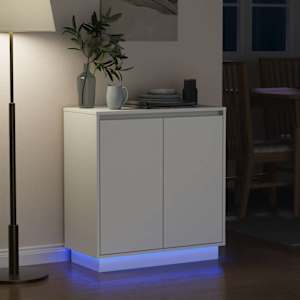LED komoda pro Bílá 71 x 34,5 x 75 cm kompozitní dřevo - obrázek 6