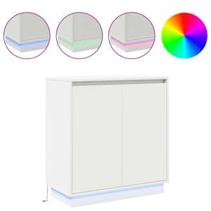 LED komoda pro Bílá 71 x 34,5 x 75 cm kompozitní dřevo - obrázek 4