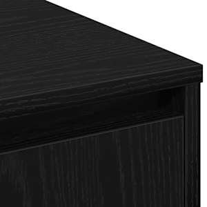 Servírovací stolek Černý dub 71 x 34.5 x 75 cm Kompozitní dřevo - obrázek 12