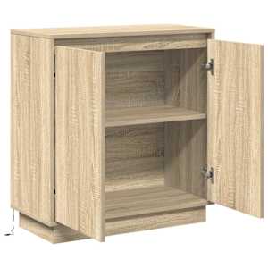 LED komoda Sonoma dub 71 x 34,5 x 75 cm kompozitní dřevo - obrázek 8