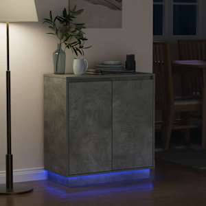 LED komoda pro Betonově šedá 71 x 34,5 x 75 cm - obrázek 6