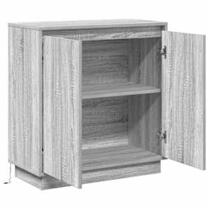 LED komoda Šedá Sonoma 71 x 34,5 x 75 cm kompozitní dřevo - obrázek 8